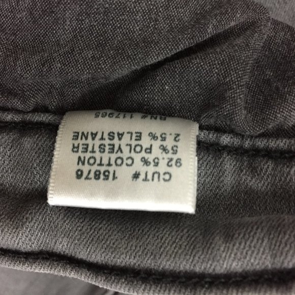 J BRAND Onyx Gray Wash NICOLA Knee Detailing Moto Skinny Jeans - Picture 5 of 15